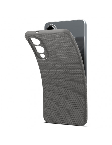 
„Samsung Galaxy S25 Edge“ apsauginis dėklas su skystu oru – pilkas
