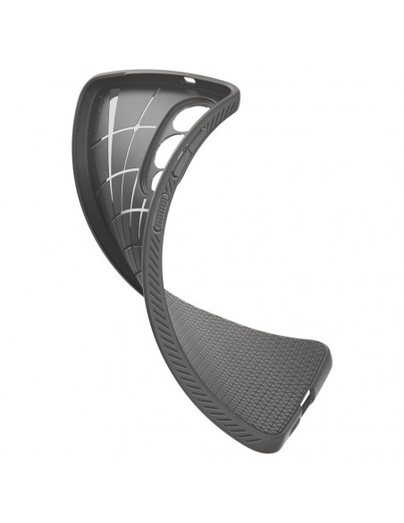 
„Samsung Galaxy S25 Edge“ apsauginis dėklas su skystu oru – pilkas
