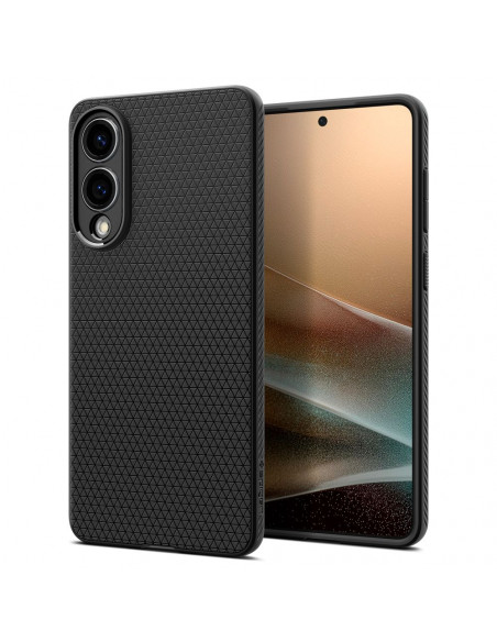 
„Samsung Galaxy S25 Edge“ apsauginis dėklas su skystu oru – juodas
