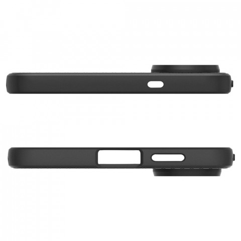 
„Samsung Galaxy S25 Edge“ apsauginis dėklas su skystu oru – juodas
