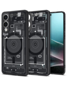 
„Samsung Galaxy S25 Edge Ultra Hybrid“ dėklas su MagSafe spauda ir juodas
