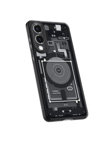 
„Samsung Galaxy S25 Edge Ultra Hybrid“ dėklas su MagSafe spauda ir juodas
