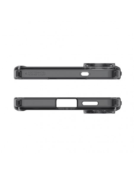 
„Samsung Galaxy S25 Edge Ultra Hybrid Mag“ dėklas su „MagSafe“ – juodas permatomas
