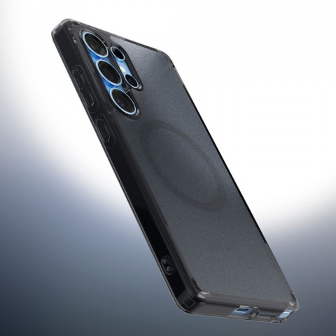 
„Samsung Galaxy S25 Edge Ultra Hybrid Mag“ dėklas su „MagSafe“ – juodas permatomas
