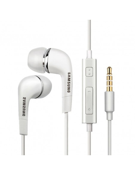 
„Samsung“ laidinės ausinės su 3,5 mm mini lizdu, stereo Hi-Fi sistema, baltos
