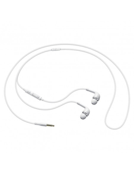 
„Samsung“ laidinės ausinės su 3,5 mm mini lizdu, stereo Hi-Fi sistema, baltos

