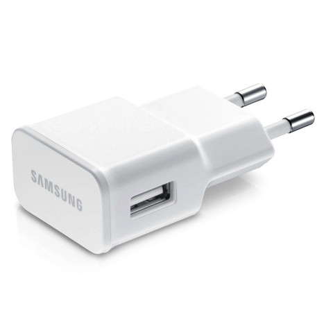 
„Samsung USB-A“ 8 W sieninis įkroviklis – baltas
