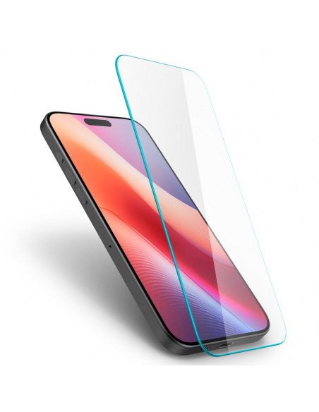 
Grūdinto stiklo ekrano apsauga iPhone 15/ 16 Glas.tR Slim
