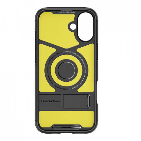 
„iPhone 16 Slim Armor MagSafe“ dėklas – juodas
