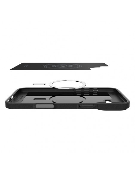 
„iPhone 16 Core Armor Mag“ dėklas su „MagSafe“ technologija – matinės juodos spalvos
