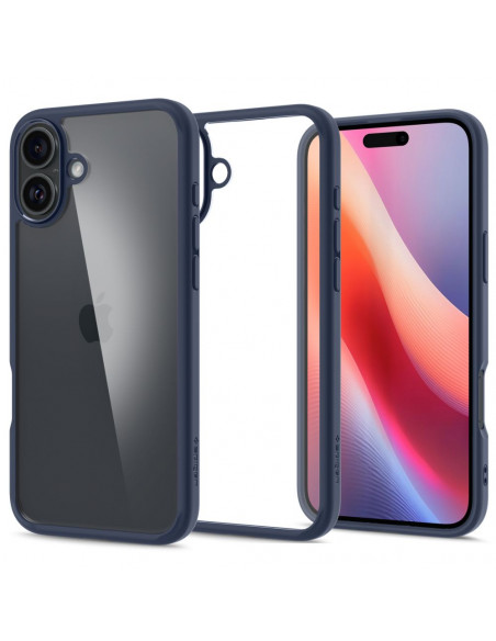 
Apsauginis dėklas, skirtas „iPhone 16 Ultra Hybrid“ – skaidrus mėlynas
