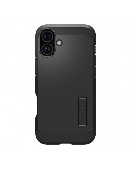 
Tvirtas „Armor MagSafe“ dėklas su stovu, skirtas „iPhone 16“ – juodas
