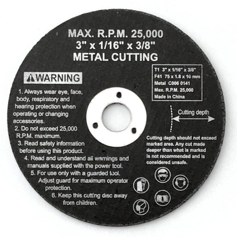 Diskas pneumatiniam šlifuokliui MSW 75mm 3'' METAL