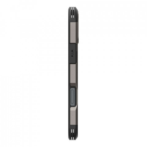 
Tvirtas „Armor MagSafe“ dėklas su stovu, skirtas „iPhone 16“ – metalo spalvos
