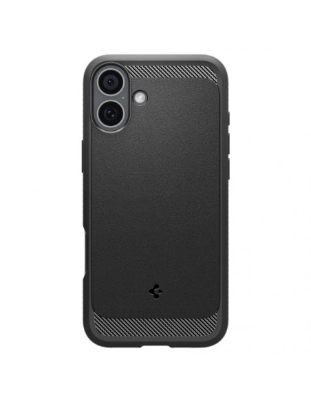 
„iPhone 16 Rugged Armor MagSafe“ galinis dėklas – juodas
