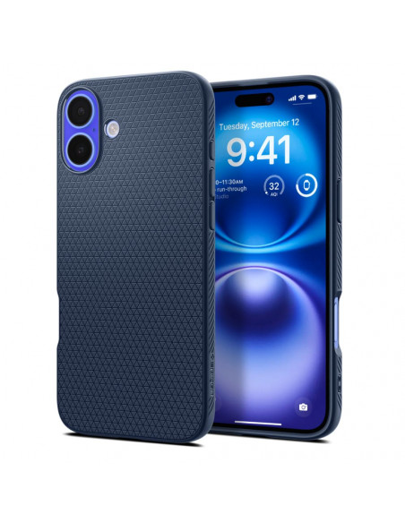 
„iPhone 16 Liquid Air“ dėklas – mėlynas
