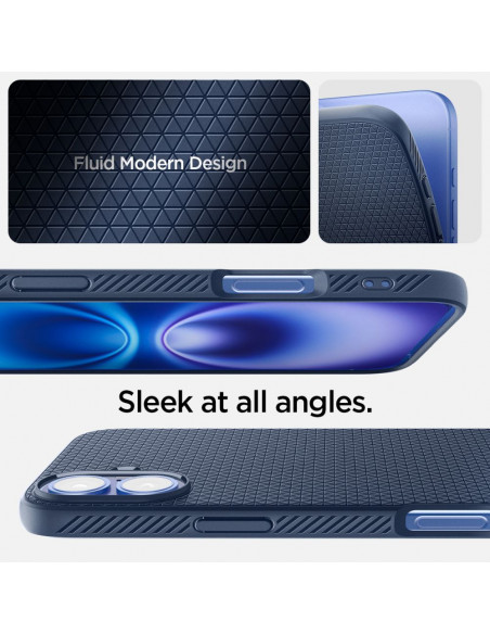 
„iPhone 16 Liquid Air“ dėklas – mėlynas
