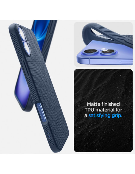 
„iPhone 16 Liquid Air“ dėklas – mėlynas
