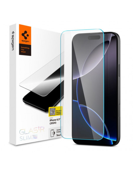 
Grūdinto stiklo ekrano apsauga, skirta „iPhone 16 Pro“
