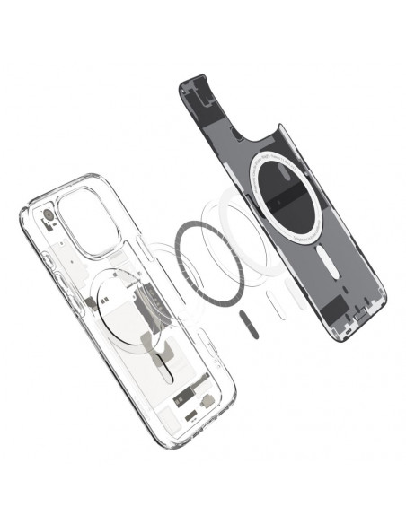 
„iPhone 16 Pro Ultra Hybrid Mag Zero One“ dėklas su „MagSafe“ – titano spalvos
