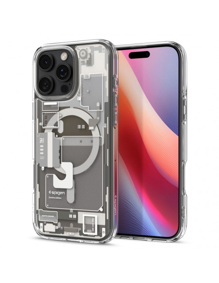 
„iPhone 16 Pro Ultra Hybrid Mag Zero One“ dėklas su „MagSafe“ – titano spalvos
