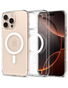 
„iPhone 16 Pro Ultra Hybrid Mag“ apsauginis dėklas su „MagSafe“ – permatomai baltas
