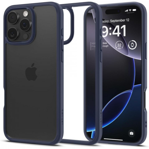 
„iPhone 16 Pro Ultra Hybrid“ galinis dėklas – mėlynas
