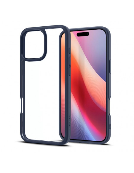 
„iPhone 16 Pro Ultra Hybrid“ galinis dėklas – mėlynas
