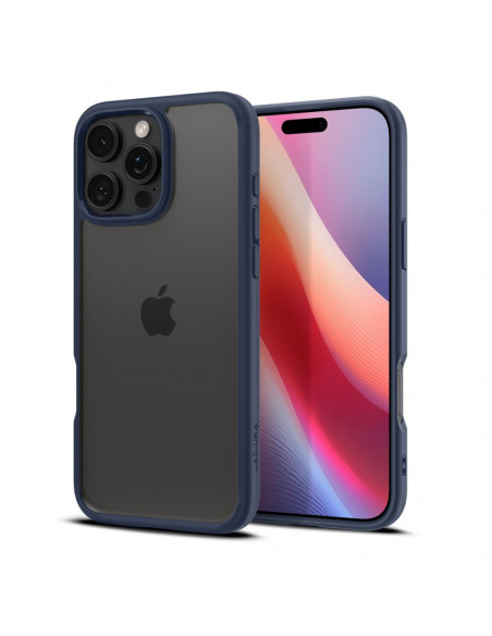 
„iPhone 16 Pro Ultra Hybrid“ galinis dėklas – mėlynas
