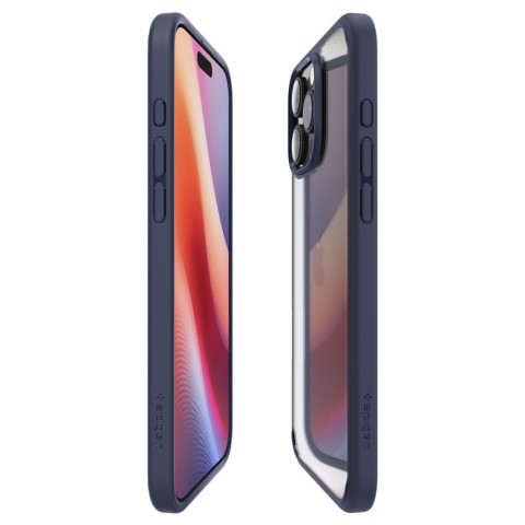 
„iPhone 16 Pro Ultra Hybrid“ galinis dėklas – mėlynas
