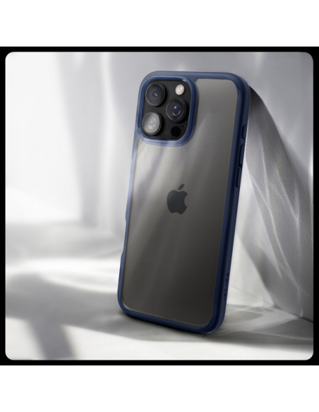 
„iPhone 16 Pro Ultra Hybrid“ galinis dėklas – mėlynas
