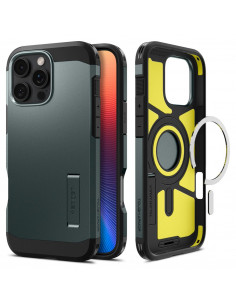 
„iPhone 16 Pro“ dėklas su tvirtu „MagSafe“ laikikliu – žalias
