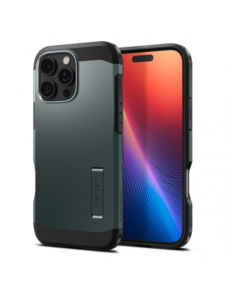 
„iPhone 16 Pro“ dėklas su tvirtu „MagSafe“ laikikliu – žalias
