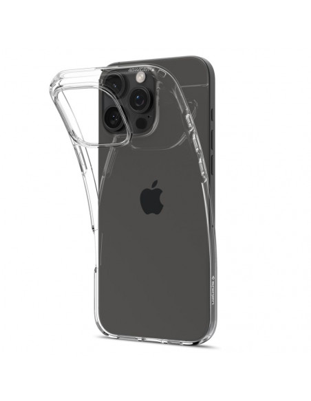 
Skystųjų kristalų dėklas, skirtas „iPhone 16 Pro“ – skaidrus
