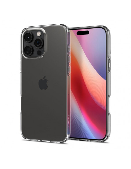 
Skystųjų kristalų dėklas, skirtas „iPhone 16 Pro“ – skaidrus
