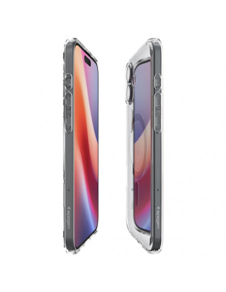 
„iPhone 16 Plus Ultra Hybrid Mag“ galinis dėklas su „MagSafe“ – permatomas juodas
