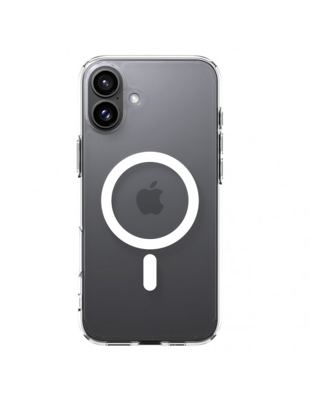 
„iPhone 16 Plus Ultra Hybrid Mag“ galinis dėklas su „MagSafe“ – permatomai baltas
