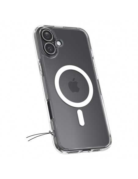 
„iPhone 16 Plus Ultra Hybrid Mag“ galinis dėklas su „MagSafe“ – permatomai baltas
