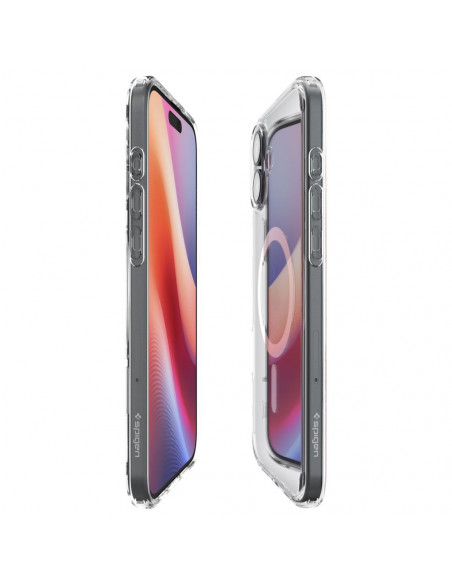 
„iPhone 16 Plus Ultra Hybrid Mag“ galinis dėklas su „MagSafe“ – permatomai baltas
