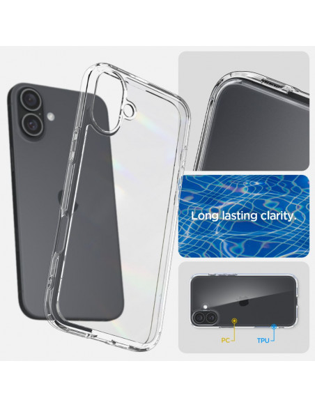 
Apsauginis dėklas, skirtas „iPhone 16 Plus Ultra Hybrid“ – skaidrus
