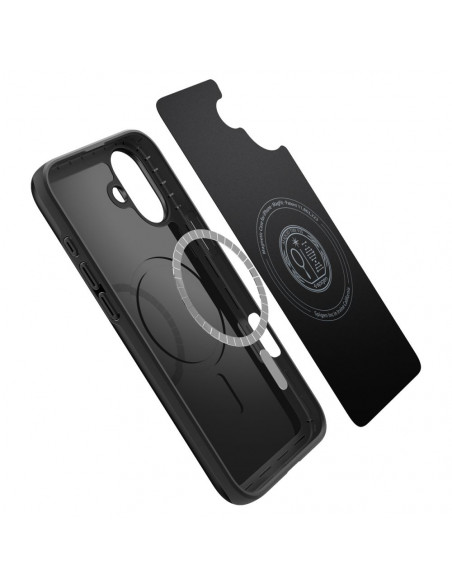 
„iPhone 16 Plus“ plonas „MagSafe“ apsauginis dėklas – juodas
