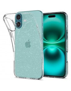 
Skystųjų kristalų apsauginis dėklas, skirtas „iPhone 16 Plus“ – skaidrus ir blizgus
