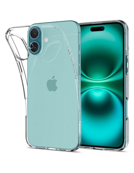 
Skystųjų kristalų iPhone 16 Plus apsauginis dėklas – skaidrus
