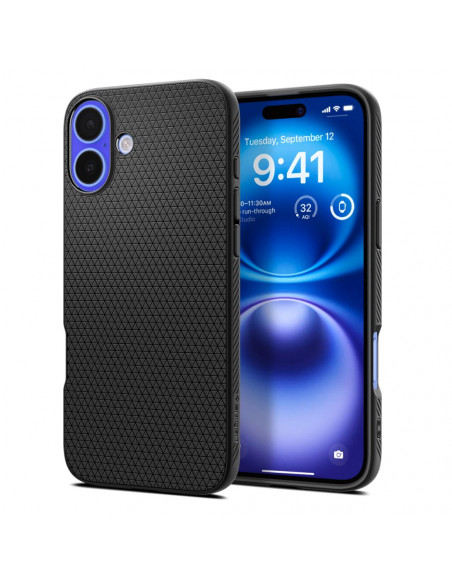 
Apsauginis dėklas, skirtas „iPhone 16 Plus Liquid Air“ – juodas
