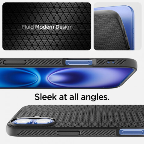 
Apsauginis dėklas, skirtas „iPhone 16 Plus Liquid Air“ – juodas
