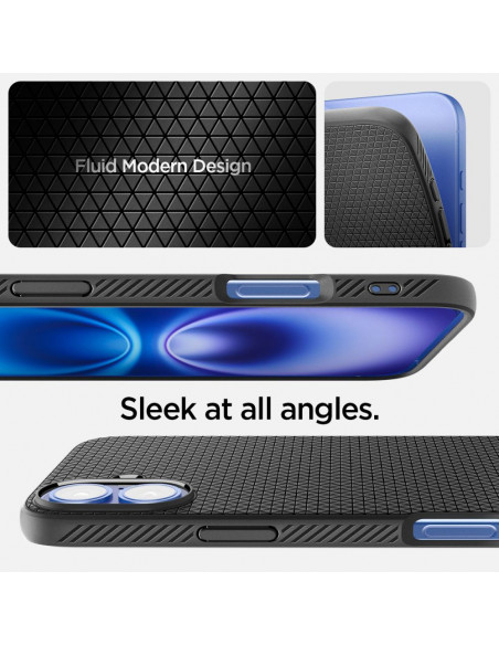 
Apsauginis dėklas, skirtas „iPhone 16 Plus Liquid Air“ – juodas
