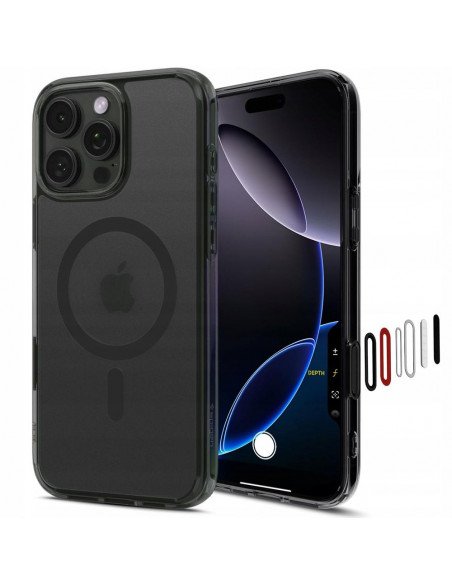 
„iPhone 16 Pro Ultra Hybrid“ dėklas – juodas
