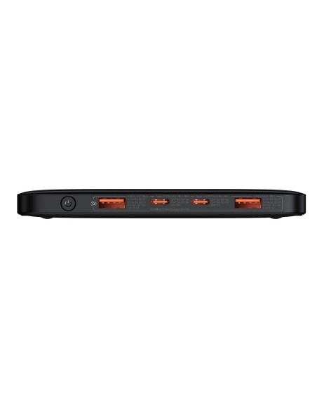 Ašmenys itin ploni maitinimo blokas 100W 20000mAh juodas PD QC SCP FCP
