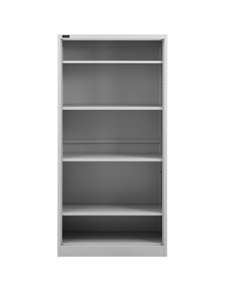Metalinė knygų spinta dokumentų segtuvams 4 lentynos 90 x 40 x 180 cm Metalinė knygų spinta dokumentų segtuvams 4 lentynos 90 x 40 x 180 cm