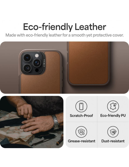 
„Cyrill Kajuk Mag iPhone 16 Pro Max“ dėklas – rudas
